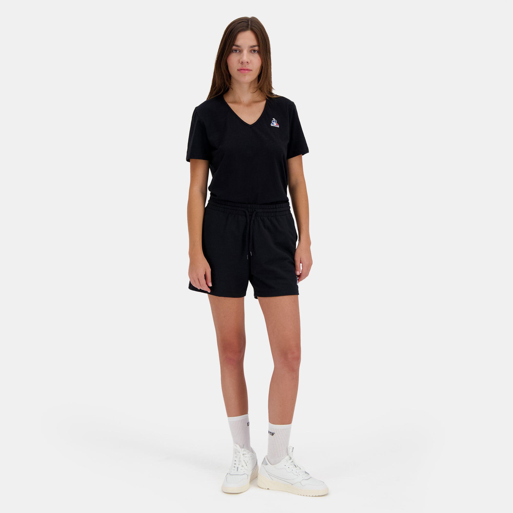 2510062-ESS Tee SS Col V N°1 W black | Women&