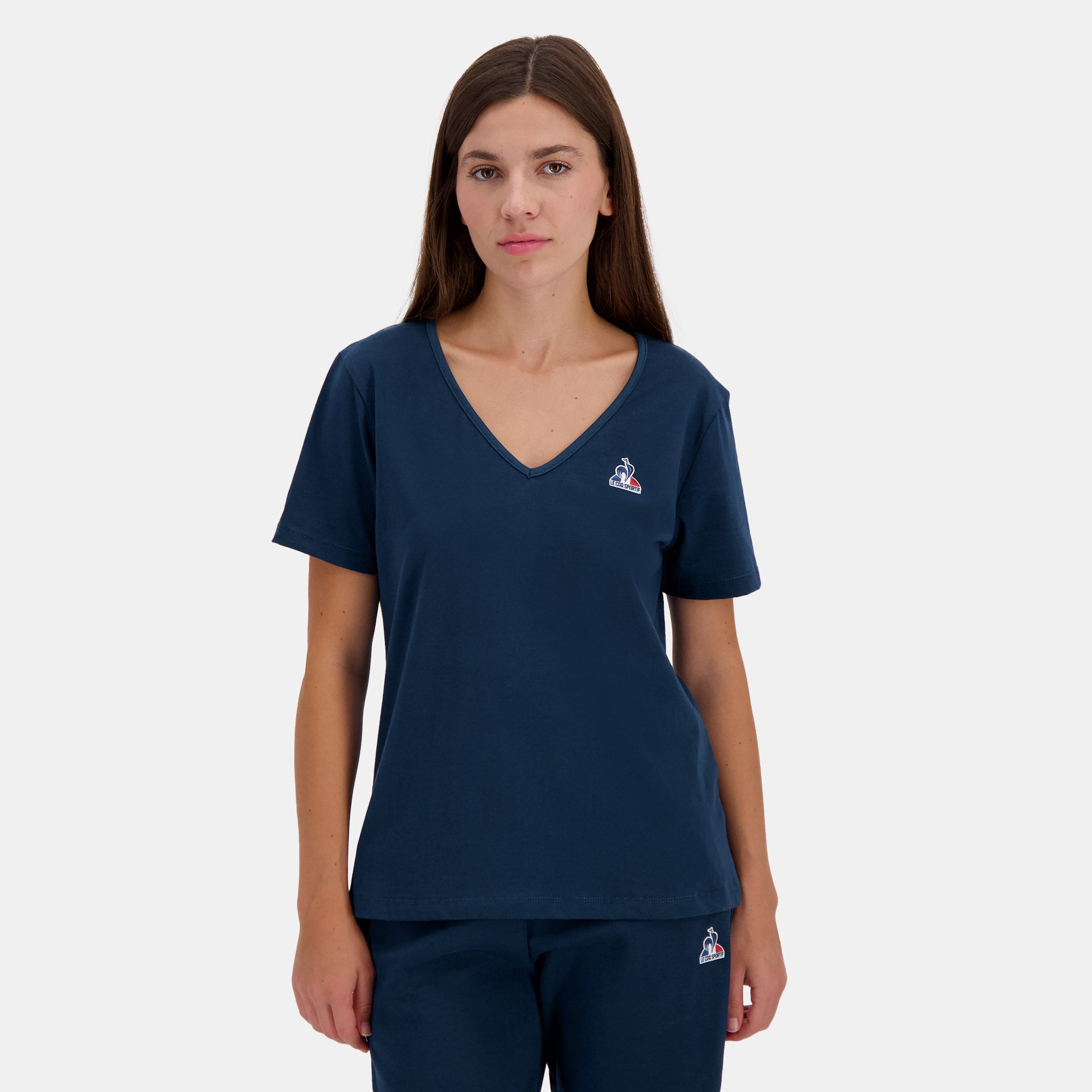 2510063-ESS Tee SS Col V N°1 W victory blue | Women&