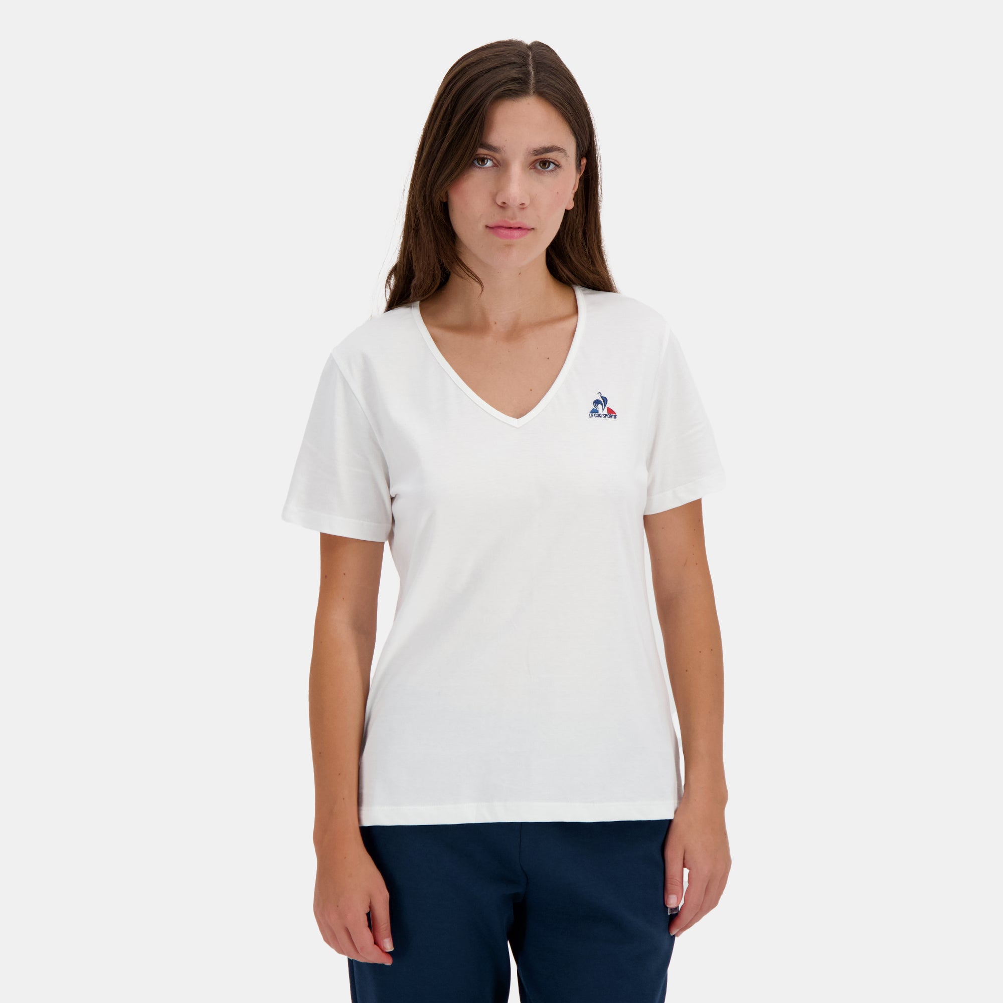 2510064-ESS Tee SS Col V N°1 W new optical white | Women&