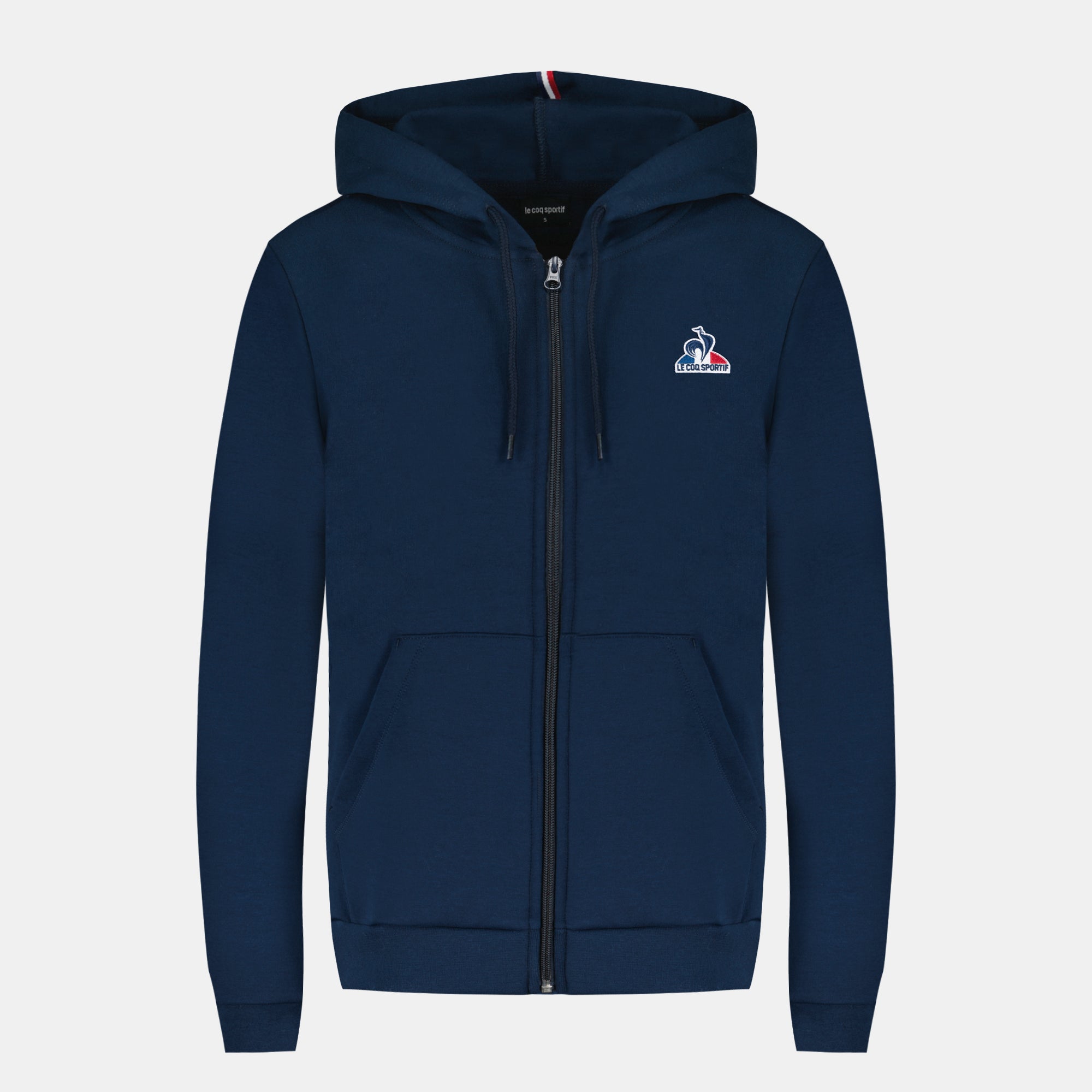 2510065-ESS FZ Hoody N°1 W victory blue | Felpa con cappuccio e zip da donna