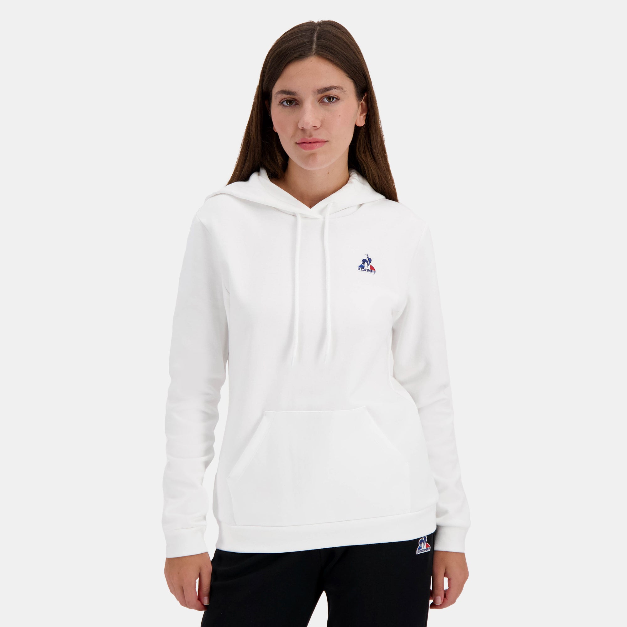 2510066-ESS Hoody N°1 W new optical white | Felpa con cappuccio da donna