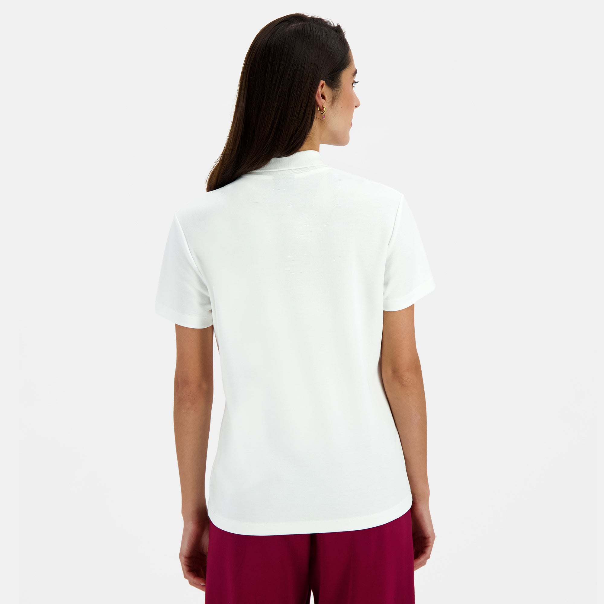 2510081-HERITAGE SP Polo SS N°1 W marshmallow | Polo Femme