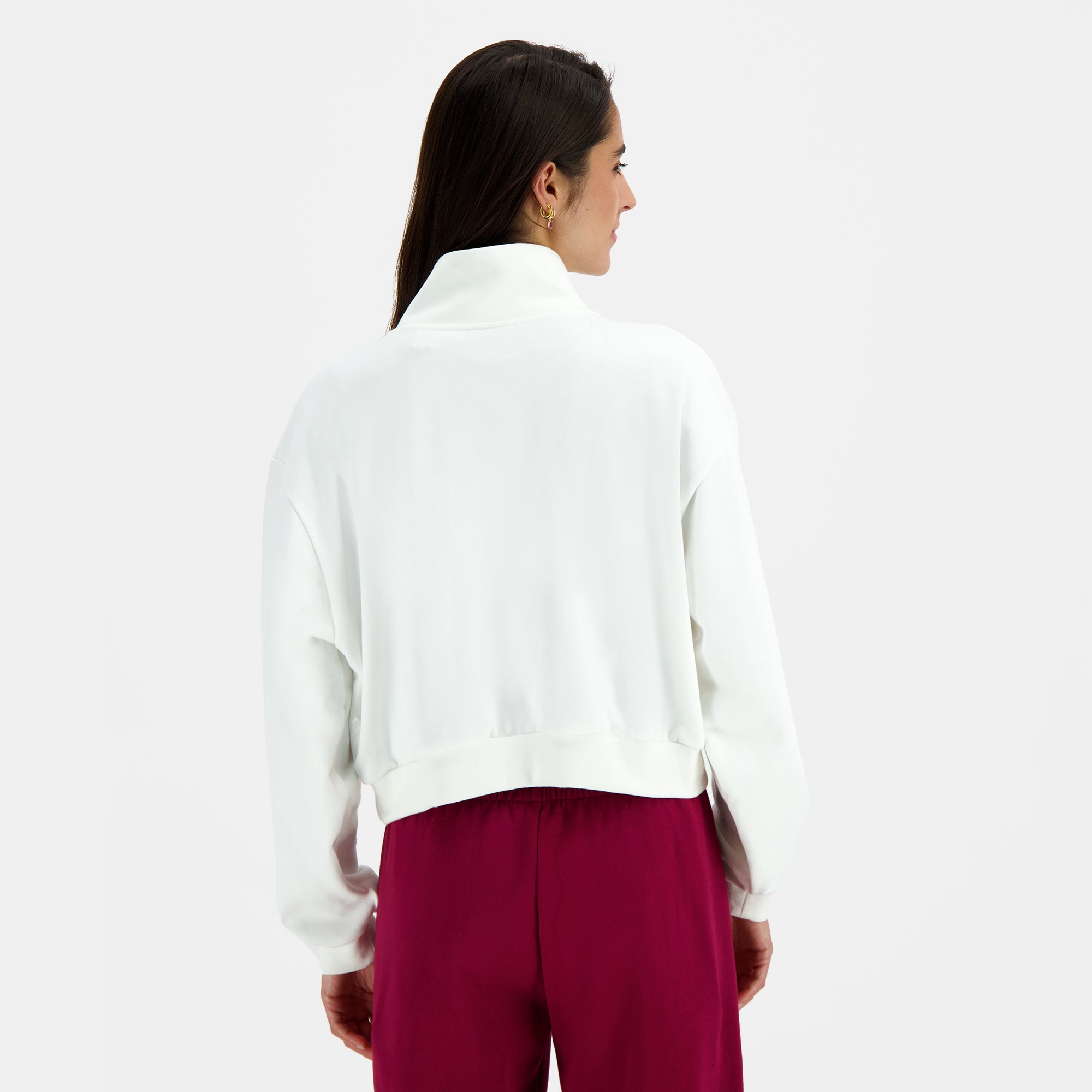 2510084-HERITAGE SP Halfzip N°1 W marshmallow | Sweat Femme