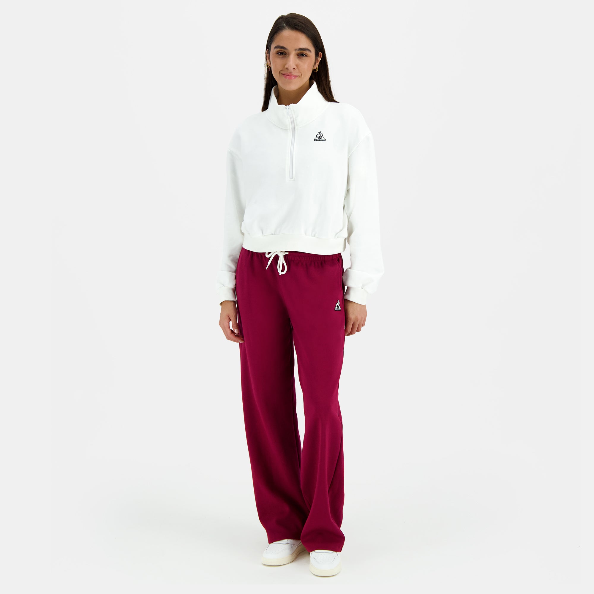 2510084-HERITAGE SP Halfzip N°1 W marshmallow | Sweat Femme