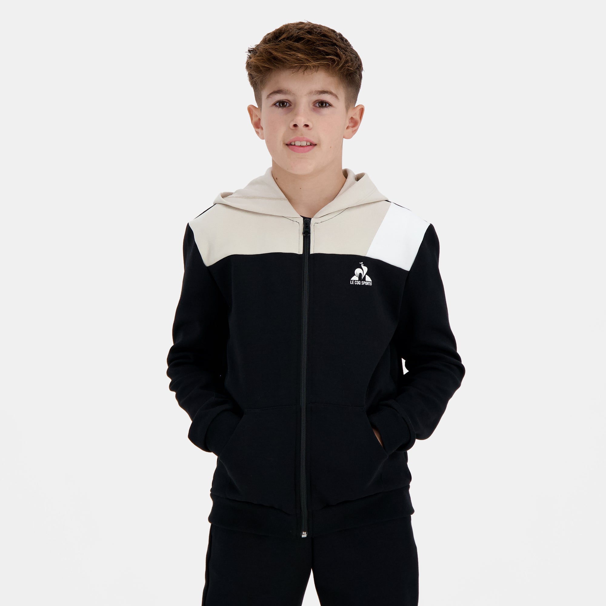 2510148-GRAPHIQUE FZ Hoody N°1 Enfant black ligh | Sweat zippé à capuche Enfant