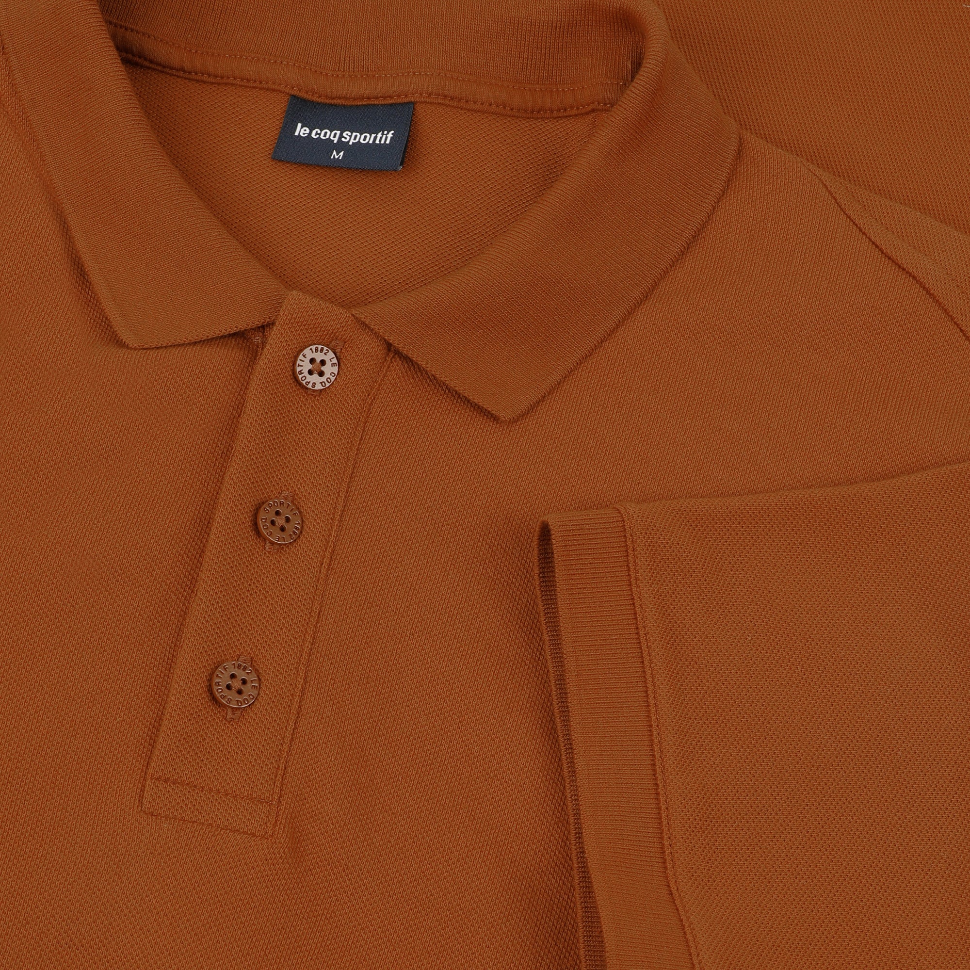 2510194-ESS T/T Polo SS N°1 M caramel cafe | Polo Homme