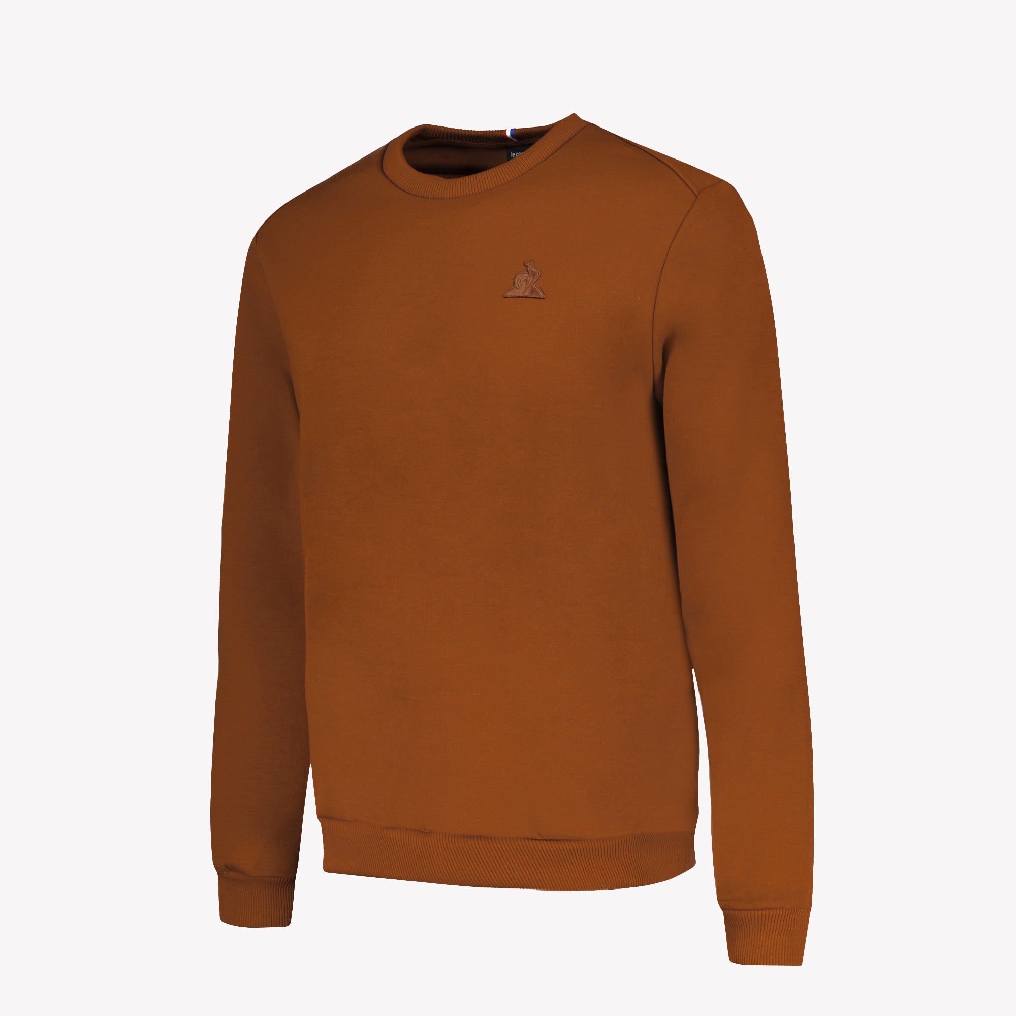 2510207-ESS T/T Crew Sweat N°1 M caramel cafe | Sweat col rond Homme