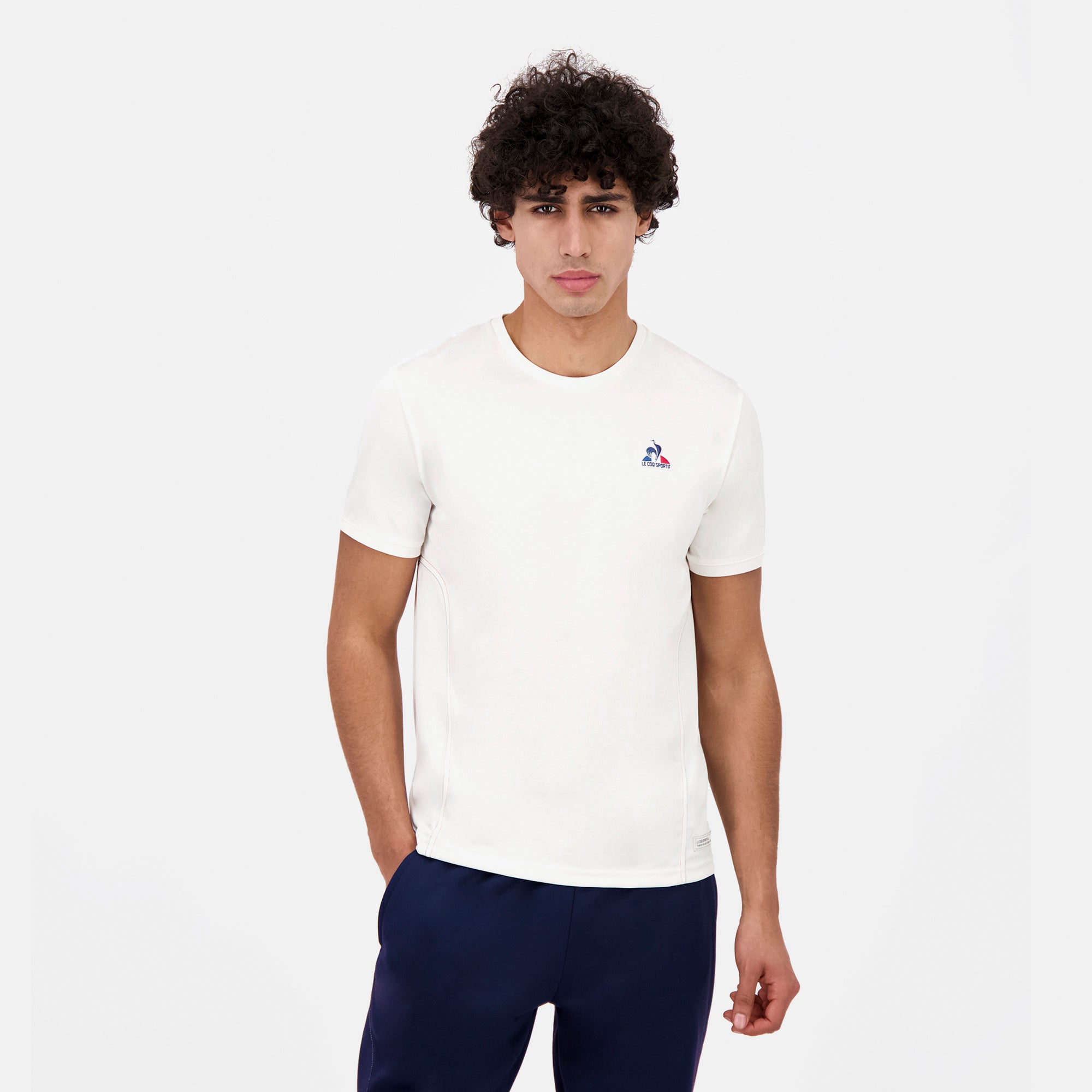 2510256-TRI LF Tee SS N°1 M marshmallow | Herren-T-Shirt