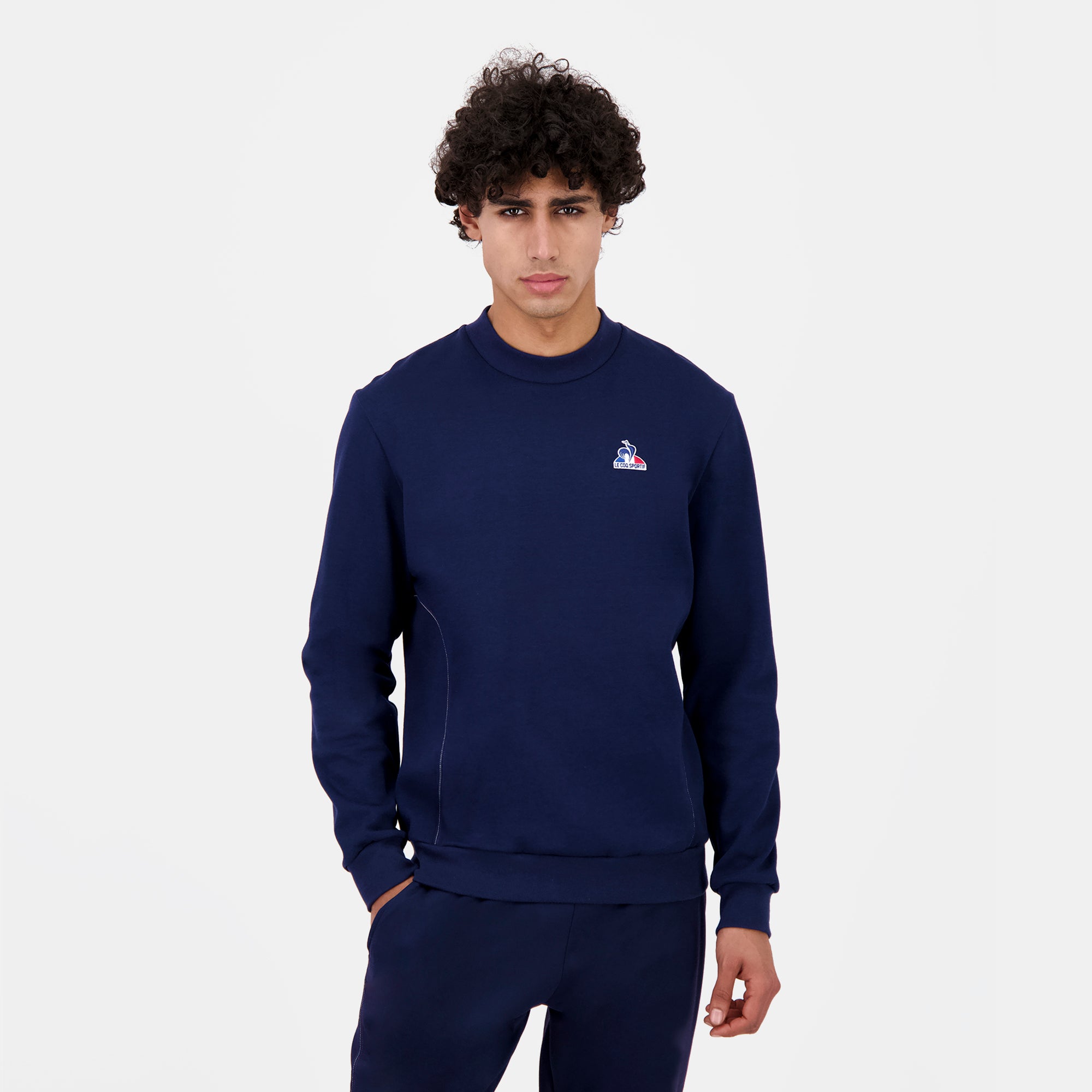 2510257-TRI LF Crew Sweat N°1 M bleu nuit | Sudadera de hombre con cuello redondo