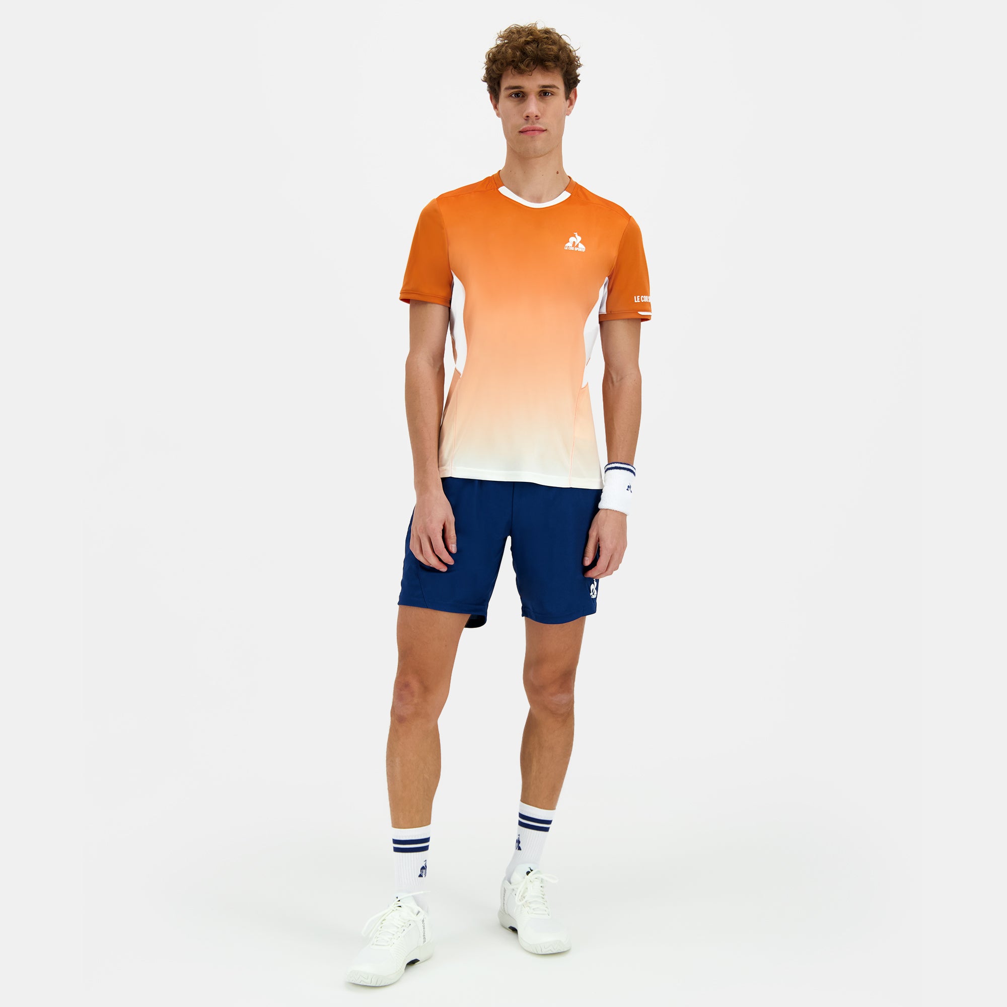 2510282-TENNIS PRO Tee SS 25 N°1 M albicocca arancio | Maglietta da uomo