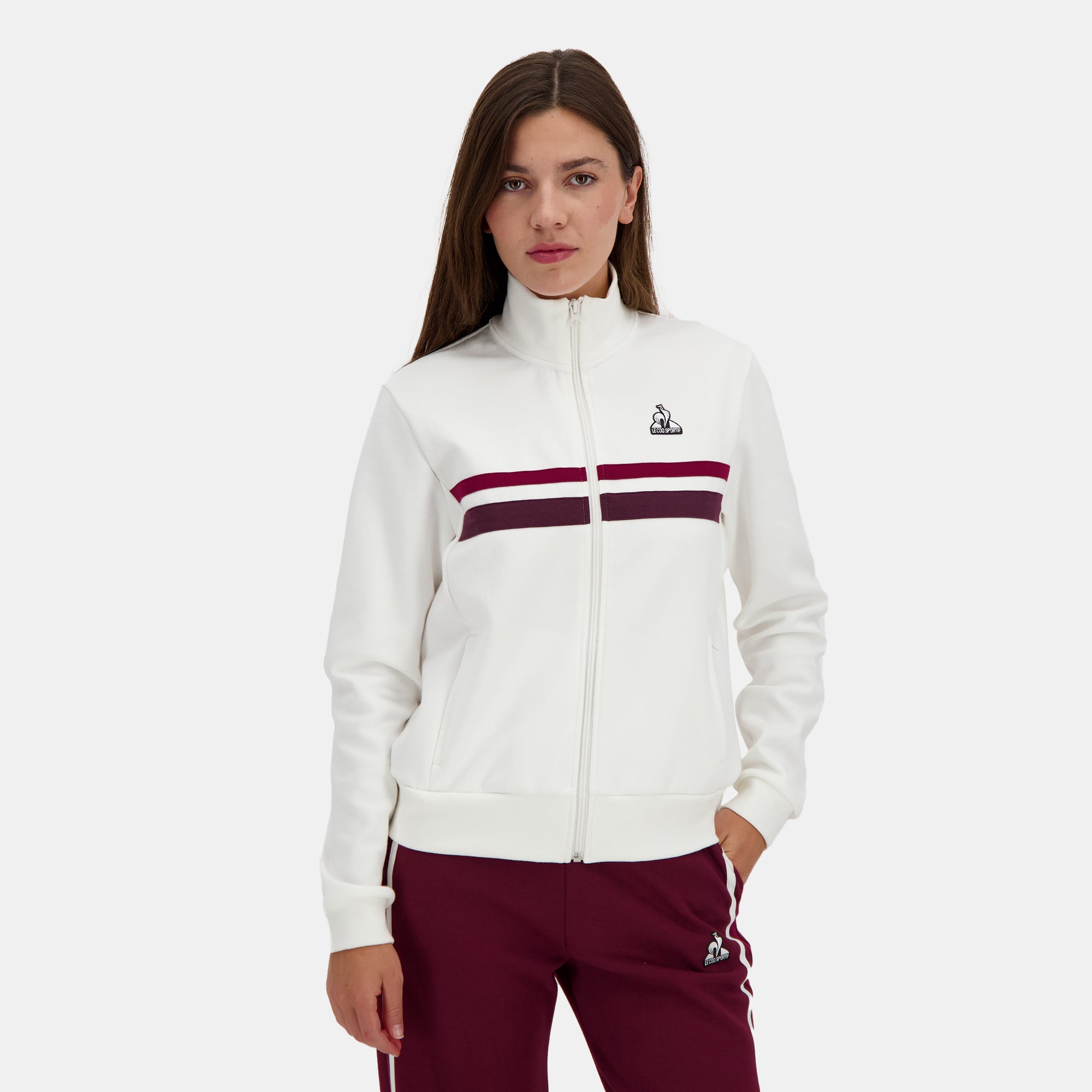 2510299-HERITAGE LF FZ Sweat N°1 W marshmallow | Damen-Sweatshirt