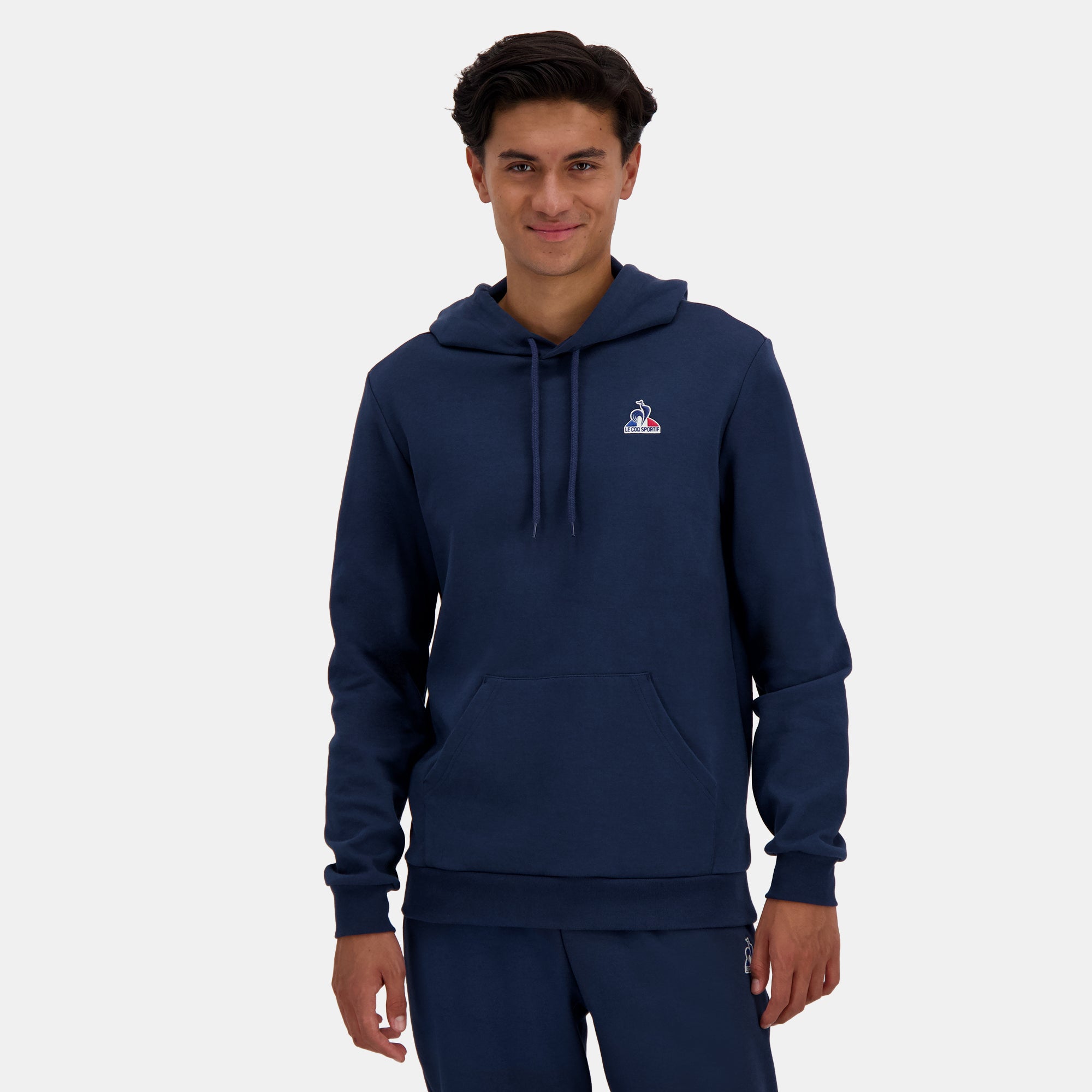 2510402-ESS Hoody N°1 M dress blues | Felpa con cappuccio da uomo