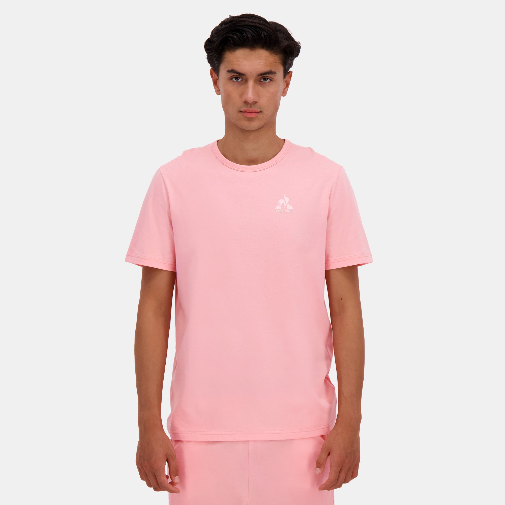 2510630-MONOCHROME Tee SS N°3 M pink icing | T-shirt Homme