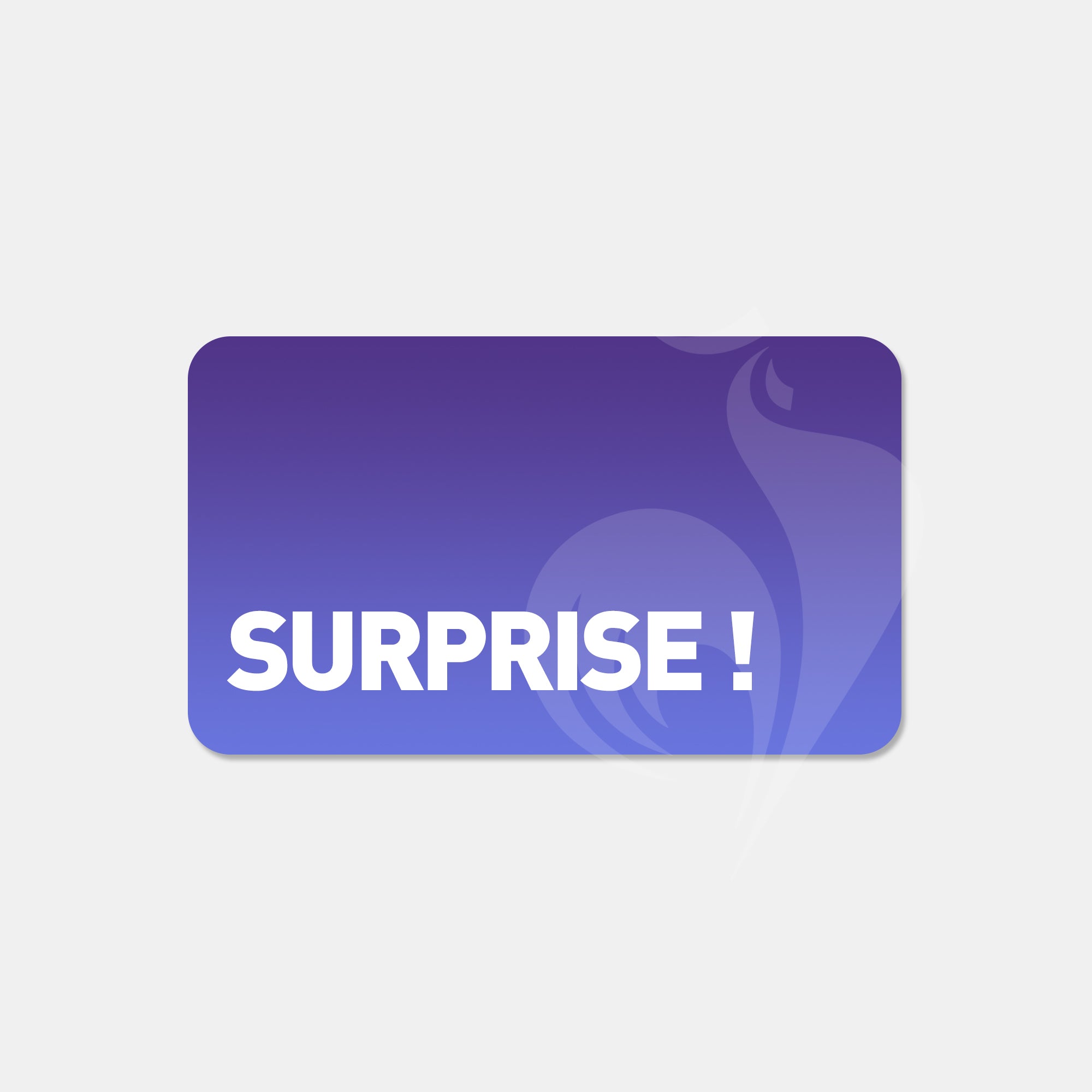 E-Carte Cadeau &quot;Surprise !&quot;